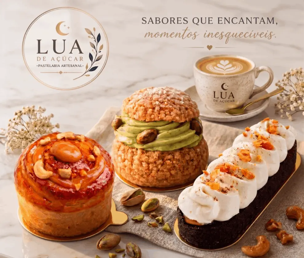 Lua de Açucar Pastelaria Artesanal Coffee Shop Praia da Rocha Portimão